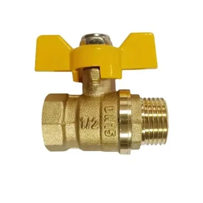 Supapă cu bilă din alamă